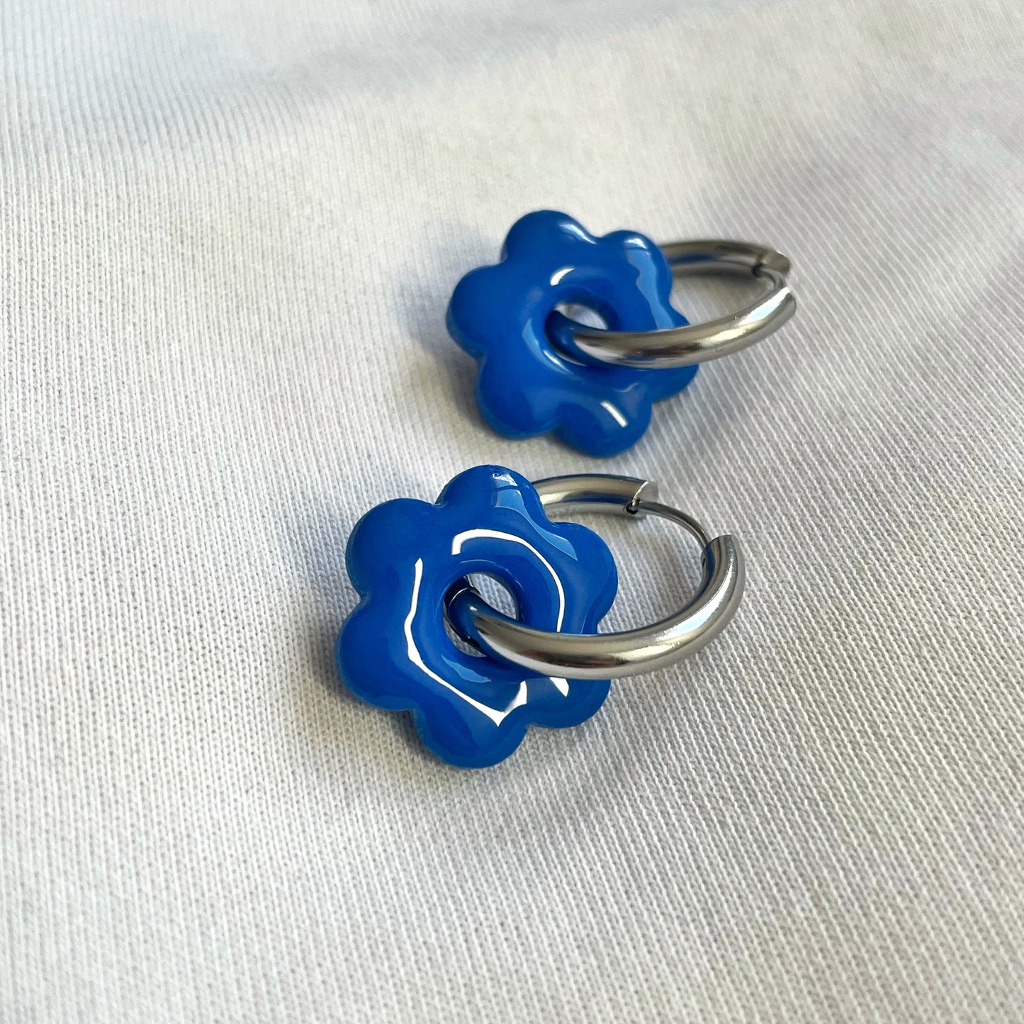 Créoles Flora - Bleu roi