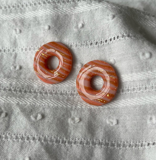 Créoles Anneaux - Saumon