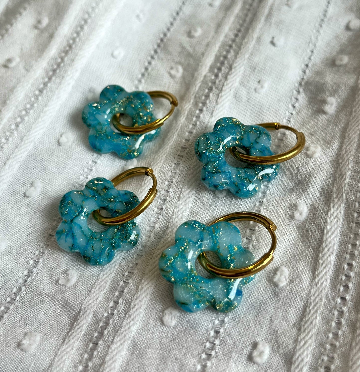 Créoles Flora - Marbrée Bleue