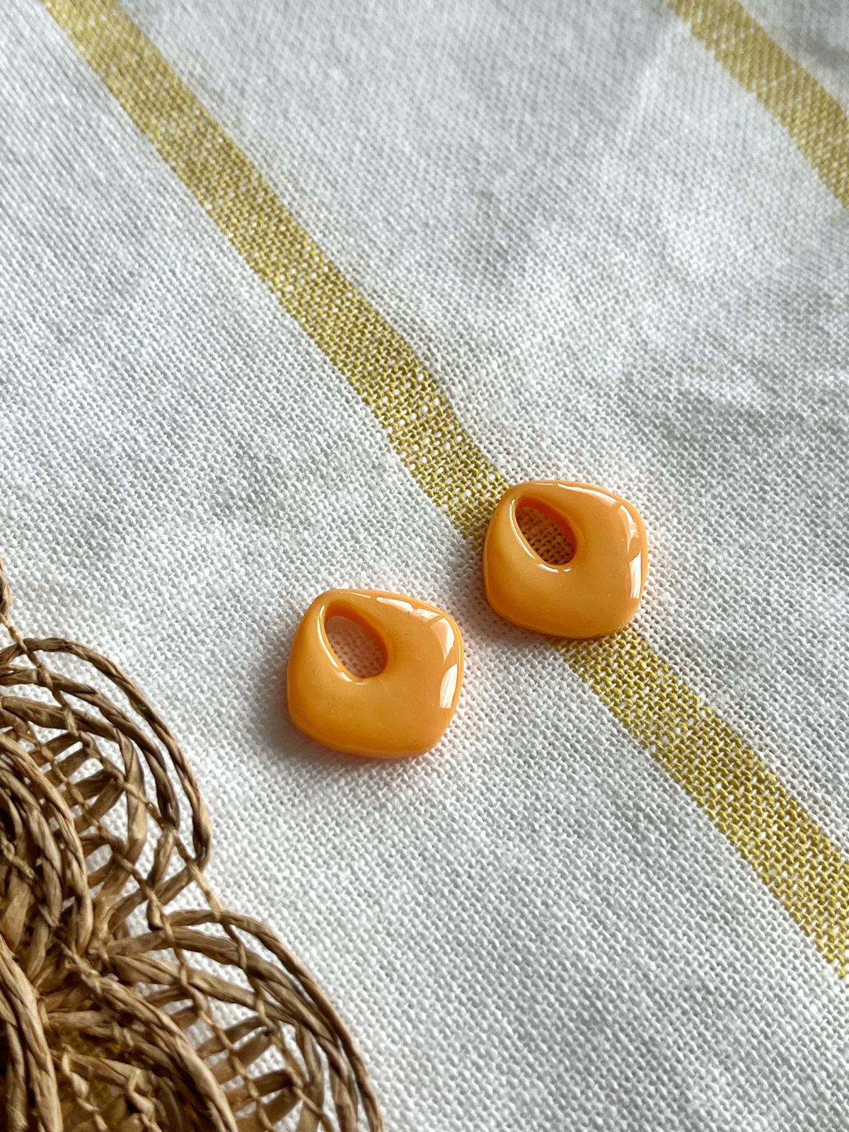 Créoles Mini Ona - Orange - vue 2